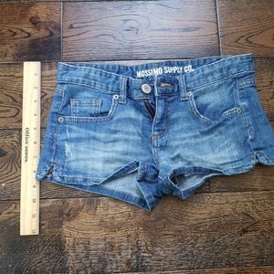 Short jean shorts